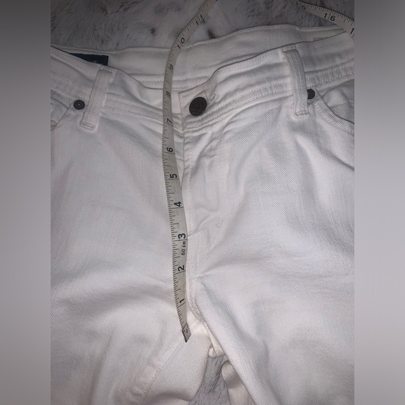 Citizens of Humanity White Ingrid Stretch Low Waist Flare Jeans - Picture 7 of 10